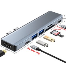 2101 7IN1 USB C Hub TO HDMI 4K Thunderbolt 3 Type-C TFSD PD