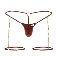 Mens Underwear: CandyMan 99827 Chain-Garter Thongs