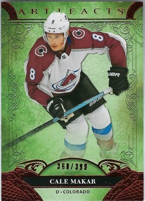 2020-21 Upper Deck Artifacts Stars Ruby Cale Makar 368/399 #116 Colorado