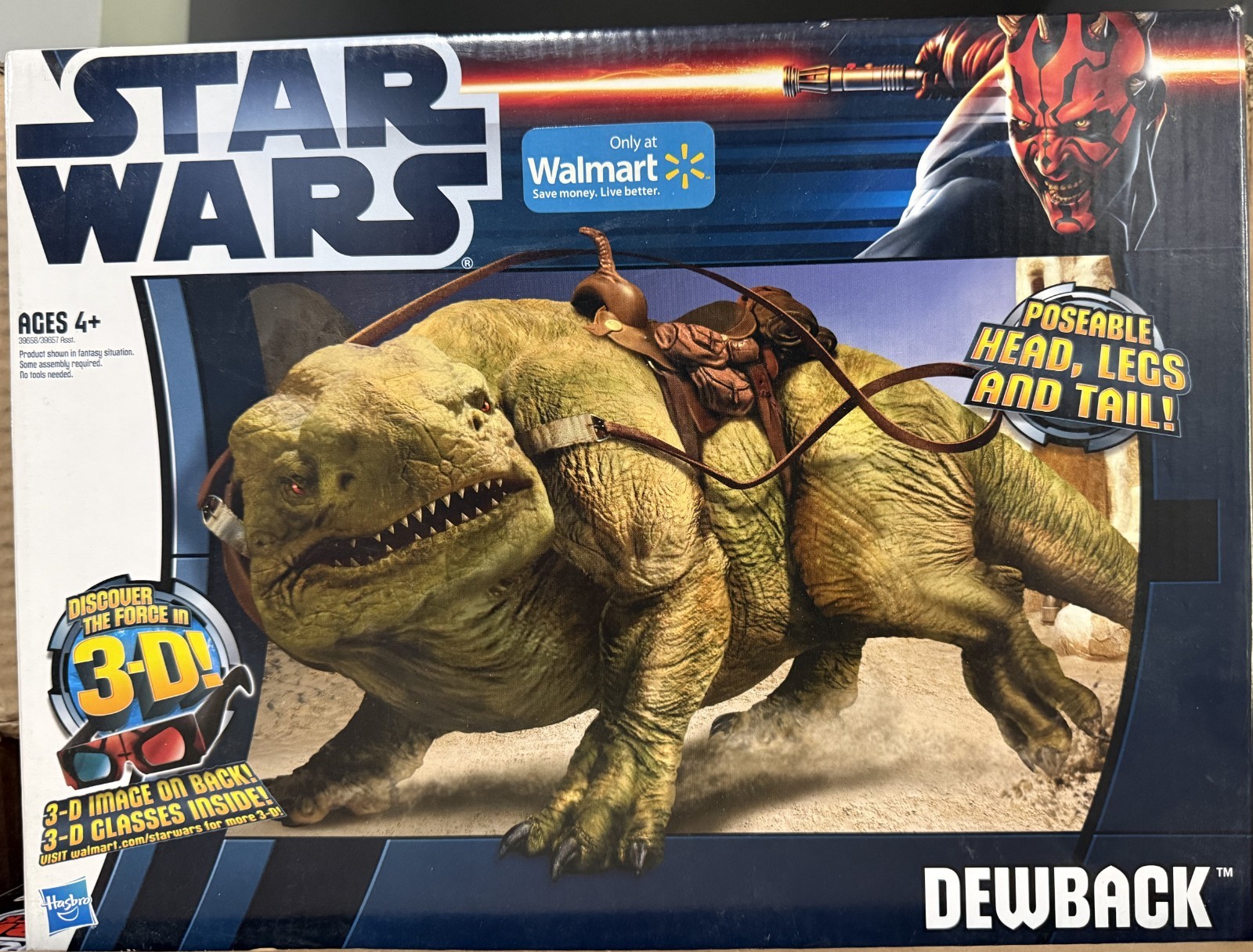 2012 Hasbro Star Wars (The Phantom Menace 3D) Dewback Walmart Exclusive