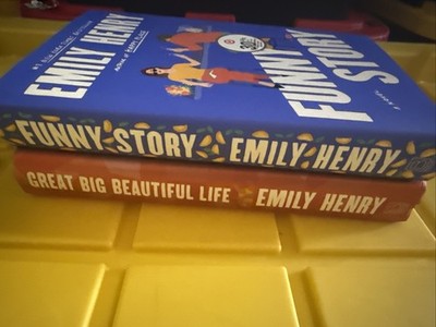 Emily Henry Hardcover Book Lot: Funny Story 2024 & Great Big Beautiful Life 2025