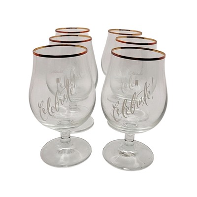 Set Of 6 Michelob Celebrate Holiday Ritzenhoff Cristal Beer Glass 0.2L (14.1oz)