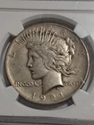 1921 NGC XF45 High Relief Peace Silver Dollar