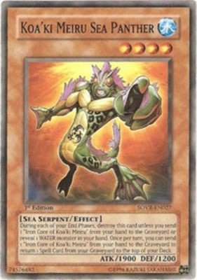 Koa'ki Meiru Sea Panther - SOVR-EN027 - Common - Unlimited Edition - Lightly Pla