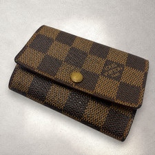 Louis Vuitton N62630 Multicl s 6 Damier Ebene Canvas Brown Key Case Holder 5