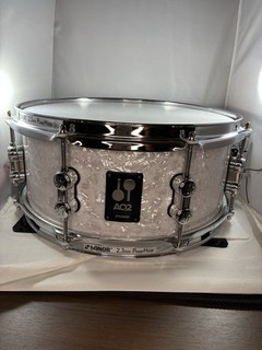 Tamburo rullante Sonor AQ2 13" x 6" acero bianco perla marina usato