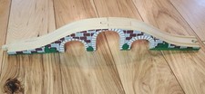 Thomas  Friends Wooden Railway Train Engine Arched Bridge stone  Brick
