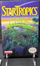 Startropics Nintendo NES 1990 CIB Inserts Letter Game Poster Manual Star Tropics