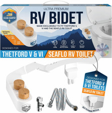 RV Bidet Only Fits Thetford V, Thetford VI Seaflo Plastic Toilets Not for