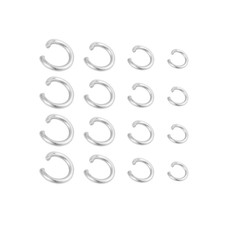 100-200Pcs/Lot Stainless Steel Split Rings Gold/Steel Color Open Jump Rings for