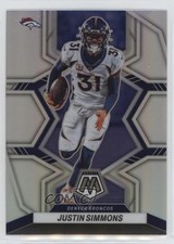 2022 Panini Mosaic Silver Prizm Justin Simmons #62 14op
