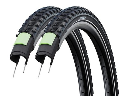 2 x Schwalbe Marathon 365 Reifen - 2026 Ganzjahresreifen GreenGuard Pannenschutz