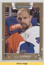 2017-18 Upper Deck Compendium Gold Dennis Seidenberg #170 READ i8h