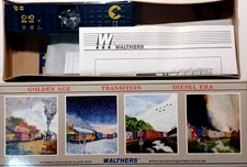 HO SCALE Walthers 932-4702 C&O 50' Waffle Side Box Car  #486143  New in Box!!
