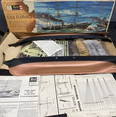 Revell/Monogram Model 1/96 U.S.S. Kearsarge Open Damaged Box Sealed Bag READ DET