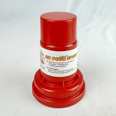 Vintage EZ Pour Spout 5 Gallon Paint Bucket Lid Attachment Plastic Dispenser Cap