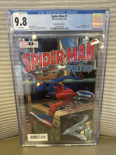 Spider-Man #7 (2023) CGC 9.8 Ramos Variant SPOILER - FIRST APPEARANCE SPIDER-BOY