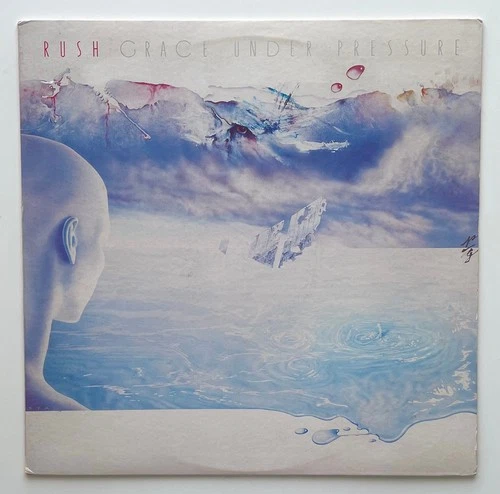 ORIGINAL Vtg 1984 RUSH Album GRACE UNDER PRESSURE Record 1ST PRESS Vinyl Lp NM!!