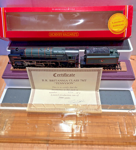 Hornby OO R378 BR Britannia Class Tennyson, 70032, getestet, limitierte Auflage, boxed. | Zustand: Used