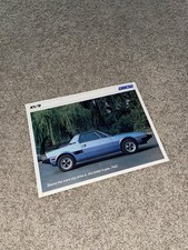 Vintage 1979 Fiat X19 X19 1-page Car Brochure Leaflet Fact Card Vintage 1979 Fiat X19 X19 1-page Car Brochure Leaflet Fact Card