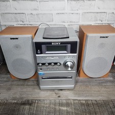 Sony CMT-NE3 HCD-NE3 Micro CD Cassette AM FM HiFi With Speakers READ