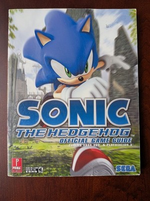Sonic the Hedgehog Official Game Guide Prima 2006 XBOX360 PS3 Fletcher Black