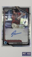 2024 Bowman - Chrome Prospect Mega Box Autographs Jack Hurley #BMA-JHU (AU, RC)