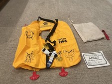 1980's Rare Original TWA Airlines Life Preserver Vest Jacket CO2 Inflatable MINT