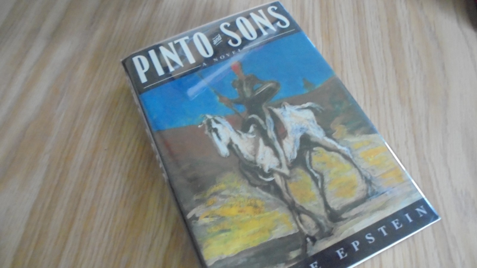 Pinto and Sons by Leslie Epstein (1990, Hardcover