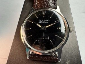 Montre Vintage Bulova à Remontage Manuel - Cadran Lin, Style Rétro Et élégant - Pièce Collection