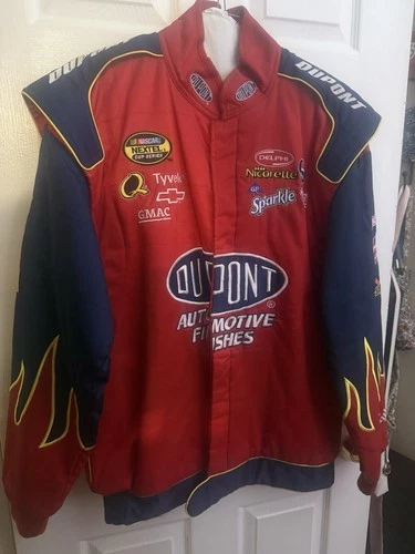 Chase Authentics Jeff Gordon 24 DuPont NASCAR Racing Jacket Men 2XL Drivers Line - product listing photo