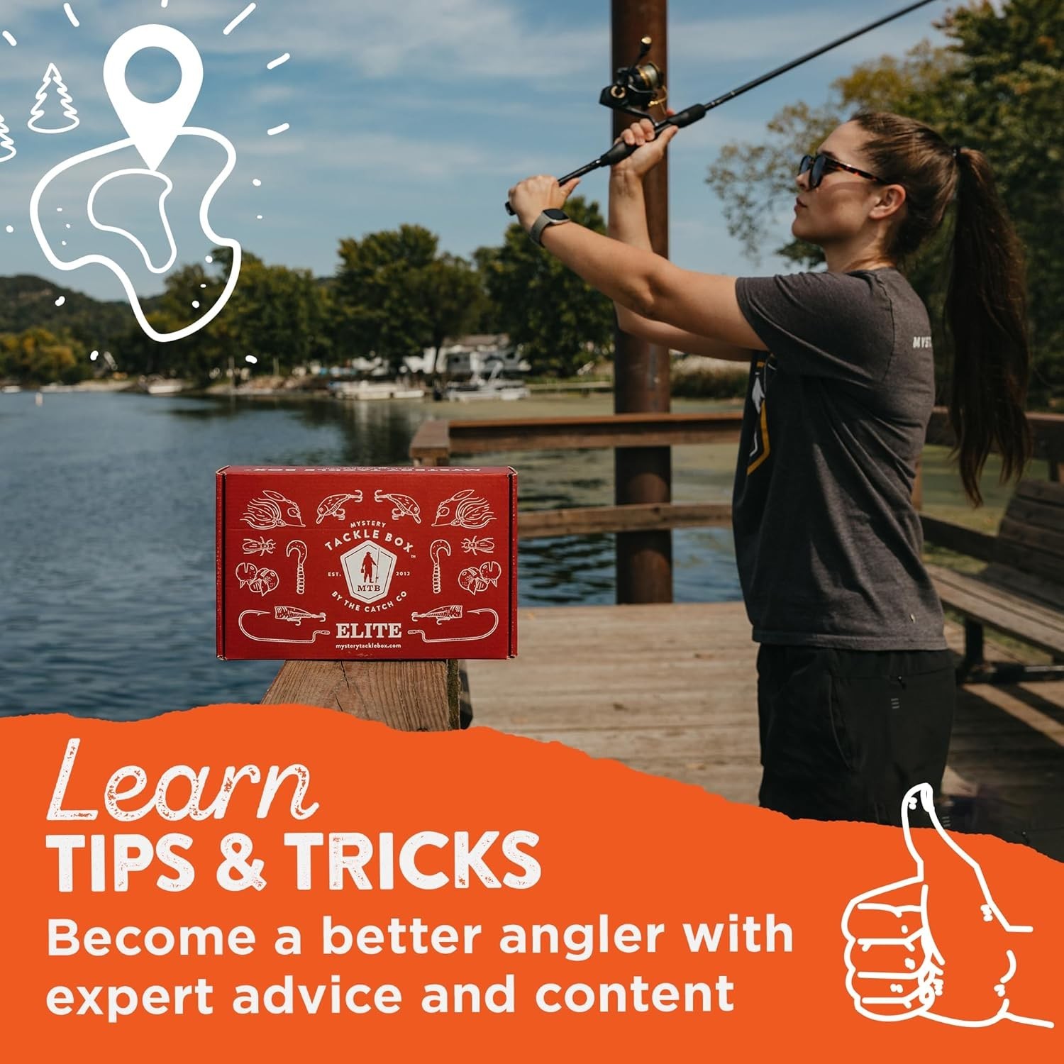 Elite Freshwater Bass Lures Mystery Tackle Box - 8pc Plastic Red Spinnerbait Kit - Image 6