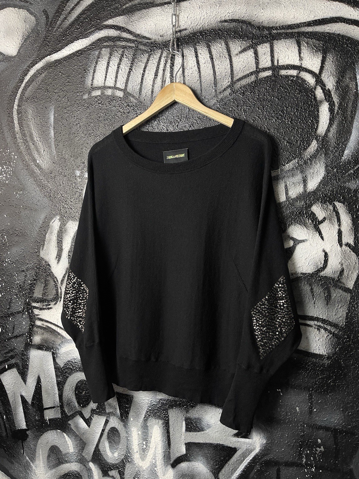 Suéter tejido de gran tamaño de lana cachemir Zadig & Voltaire para mujer talla S