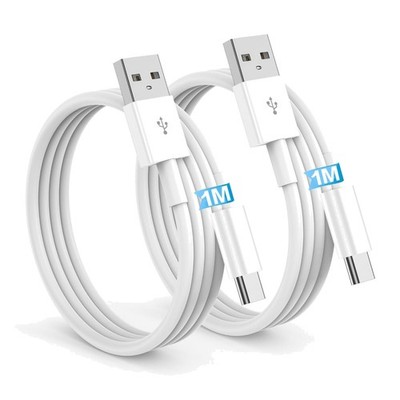USB C Kabel 1M 2er-Paket - Schnellladen & Datenübertragung