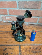 Clover showerhead vortex recycler perc (7") 14mm male bowl