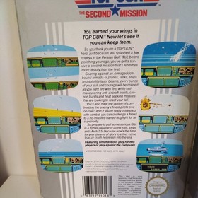 Top Gun Second Mission for Nintendo NES Game - Boxed - No Ins