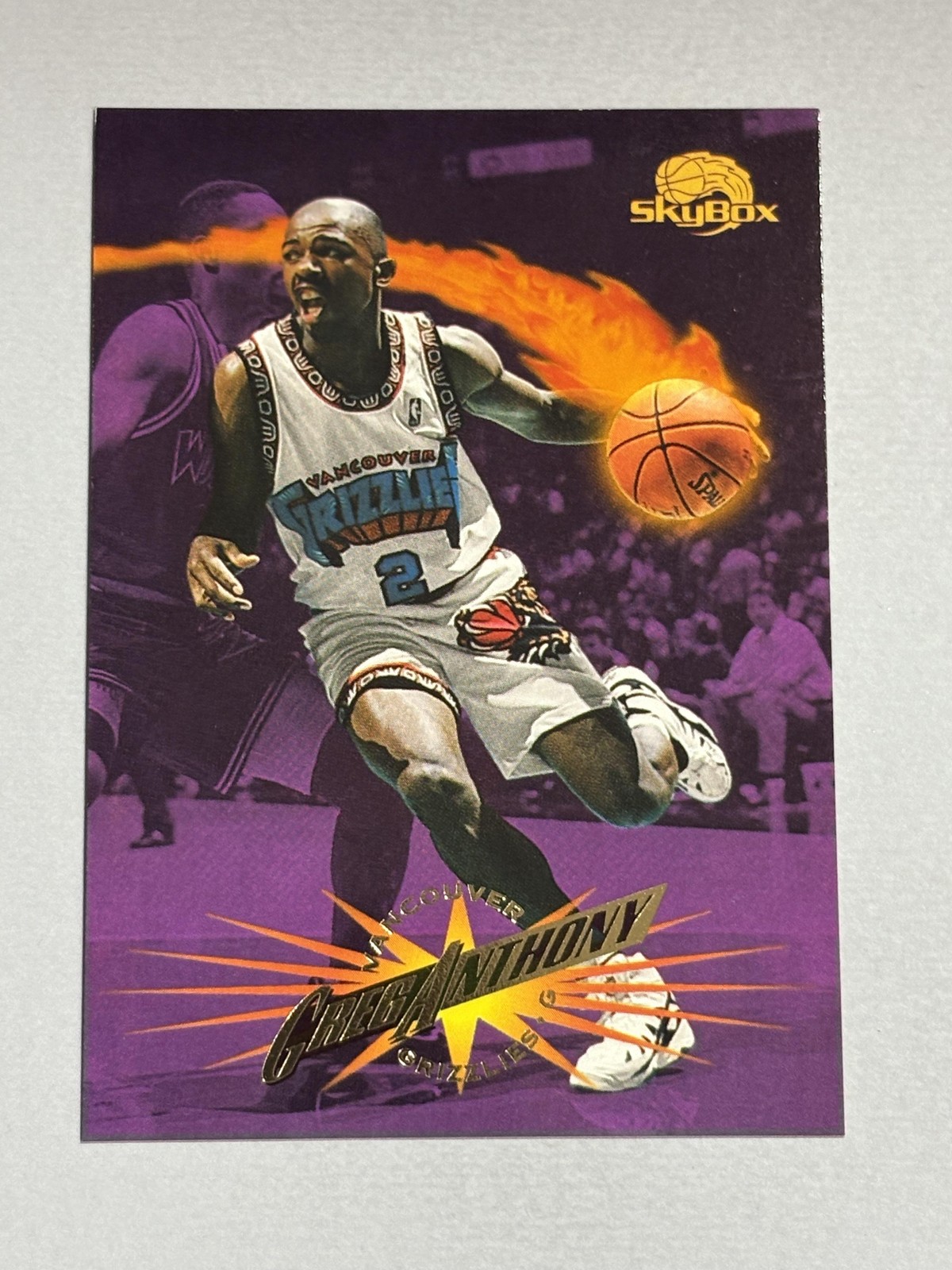 Greg Anthony 1995-96 SkyBox Premium Vancouver Grizzlies #212   P584