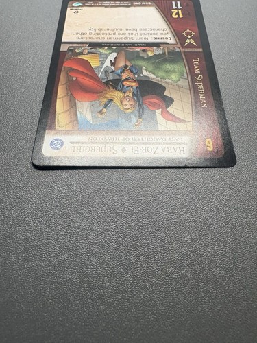 Vs System DC 1st Edition Kara Zor-EL Supergirl Super Girl LP - Picture 5 of 16