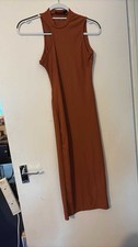 Ladies Brown Pretty Little Thing Dress Size 8 New
