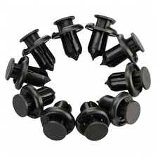 Bumper Clips 10mm Hood Fender Push Rivets Retainer Fasteners For Honda 100pcs