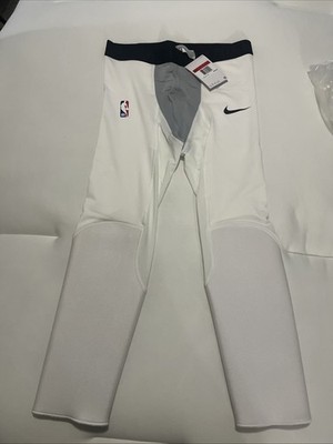 Nike NBA Pro Hyperstrong White Padded Tights AA0753-100 Sz M,L,  XL