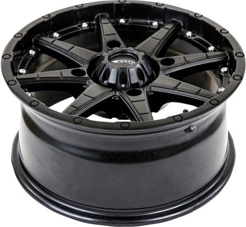 AMS Roll N 105 Cast Aluminum Front/Rear Wheel - 14x7 - 4/156 ATV/UTV 4751-046AS - Picture 3 of 5