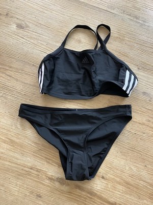 Adidas 2Teiler schwarz mit drei Streifen Gr. 44 top