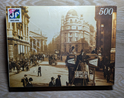 500 Teile Puzzle London Straßenszene Edwardian JR Deluxe Collection Neu Versiegelt