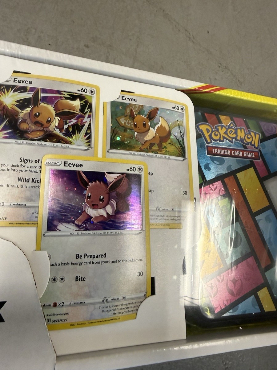 Costco Pokémon Collector 3-Pack: Eevee Treasure Chest + 2 Poke Ball Tins