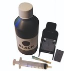 Zestaw uzupełniający atrament, 100ml czarny, do użytku na wkładce HP 301 HP301XL / atramencie do drukarki CISS