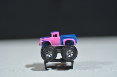Micro Machines Galoob 1987 '56 FORD Monster Truck with Stand Vintage USED