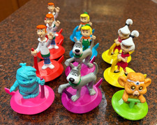 The JETSONS Toys Set 6 w Extras Wendy's 1990 Space Gliders Elroy Astro Judy