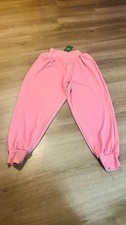Halara Jogger Pants Size XS Pink Waffle Knit Cuffed