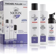Image of Nioxin 3-Part System 6 - For Chemically Treated Hair with Progressed Thinning AF